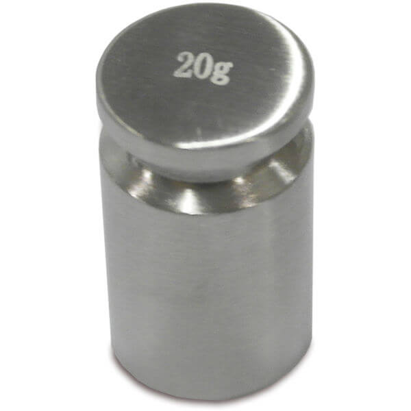 ASTM Class 6 Weights Cylindrical Weight, 20g, ASTM 6, CYL, Body OHAUS